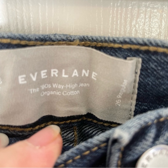 NEW WITH TAGS Everlane Vintage Rich Indigo Rigid Way High Jean in Size 26 - Picture 6 of 8